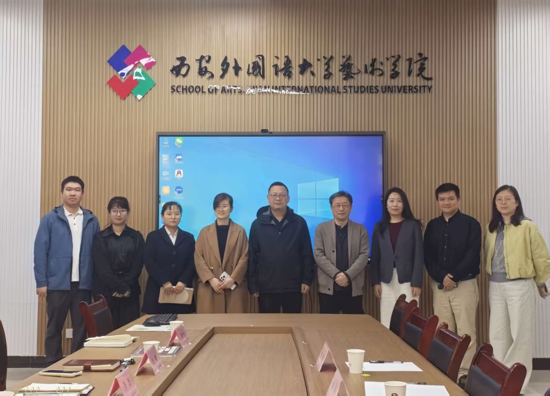 西安外国语大学艺术学院与西安浐灞丝路国际文化艺术中心美术馆 开展交流合作